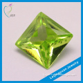 Hot sale factory market prices apple green square shape rough gemstone